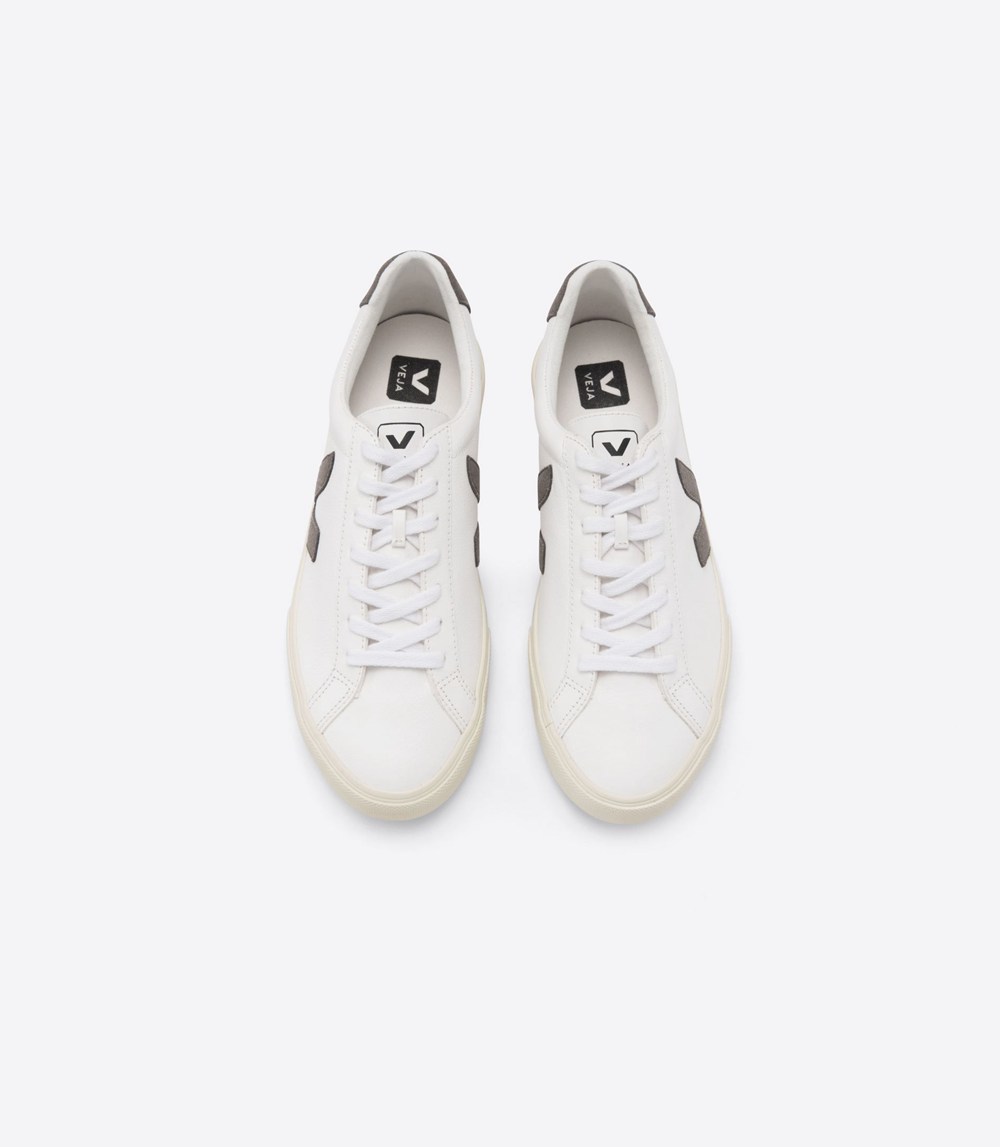 Veja Sneakers Dam - Esplar Chromefree Läder - Vita - 634721-CVX